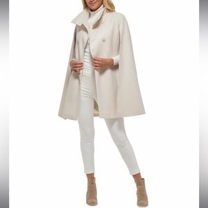 Calvin Klein Women’s Double-Breasted Cape Coat